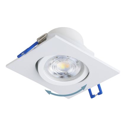 Eglo - Set de 3 corpuri LED încastrate, dimabile, 4,8W/230V, 8,8x8,8 cm, alb