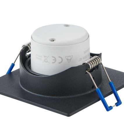 Eglo - Set 3x spot LED încastrat, dimabil, LED/4,8W/230V, 8,8x8,8 cm, negru