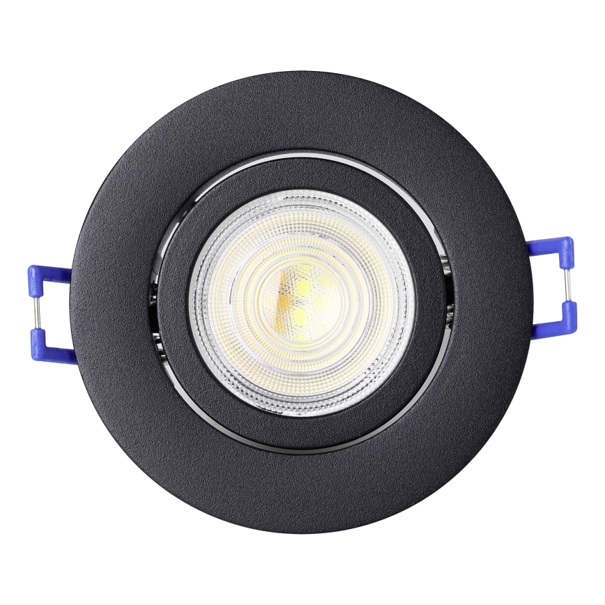 Eglo - Set 3 buc. spoturi LED RGBW încastrate, compatibile cu dimmer, LED/4,7W/230V, 2700-6500K, negru