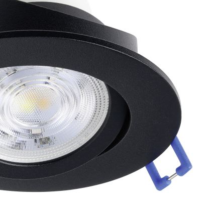 Eglo - Set 3 buc. spoturi LED RGBW încastrate, compatibile cu dimmer, LED/4,7W/230V, 2700-6500K, negru