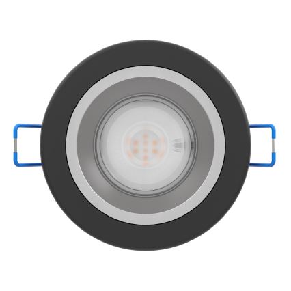 Eglo - Spot LED încastrat pentru baie, dimerizabil, LED/4,8W/230V 2700/4000/6500K IP44, negru