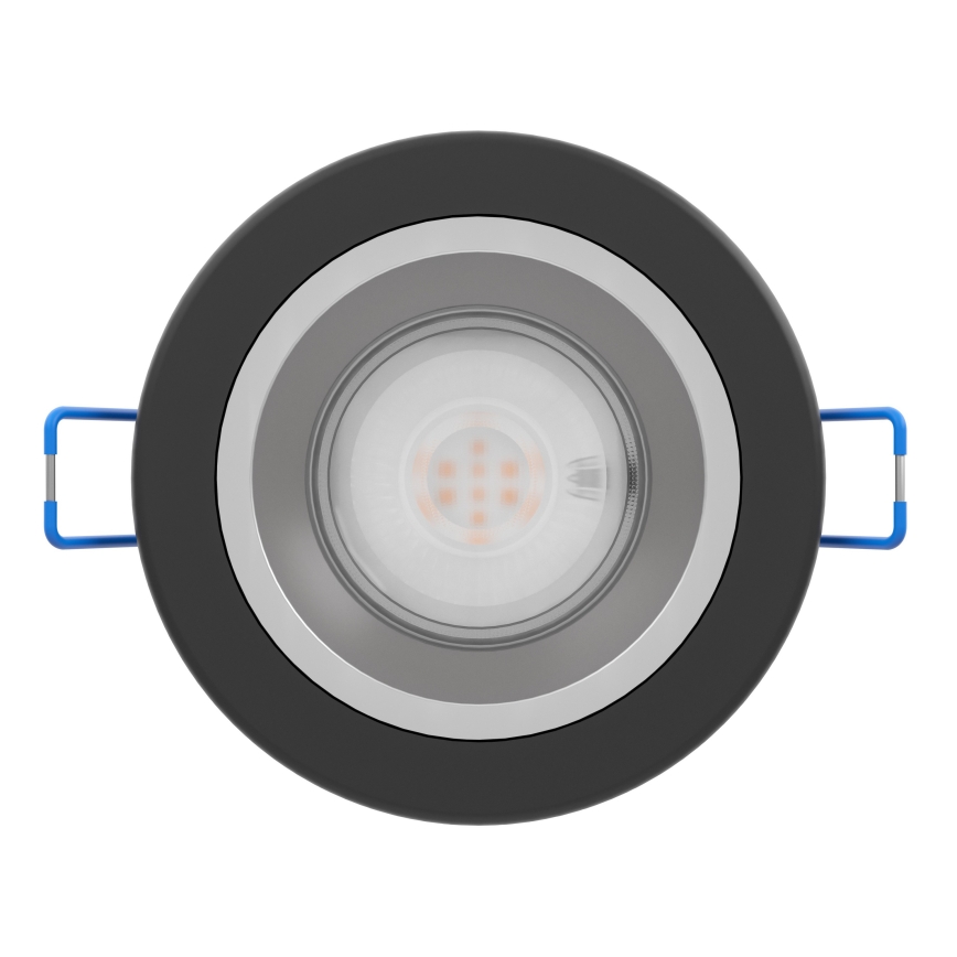 Eglo - Spot LED încastrat pentru baie, dimerizabil, LED/4,8W/230V 2700/4000/6500K IP44, negru