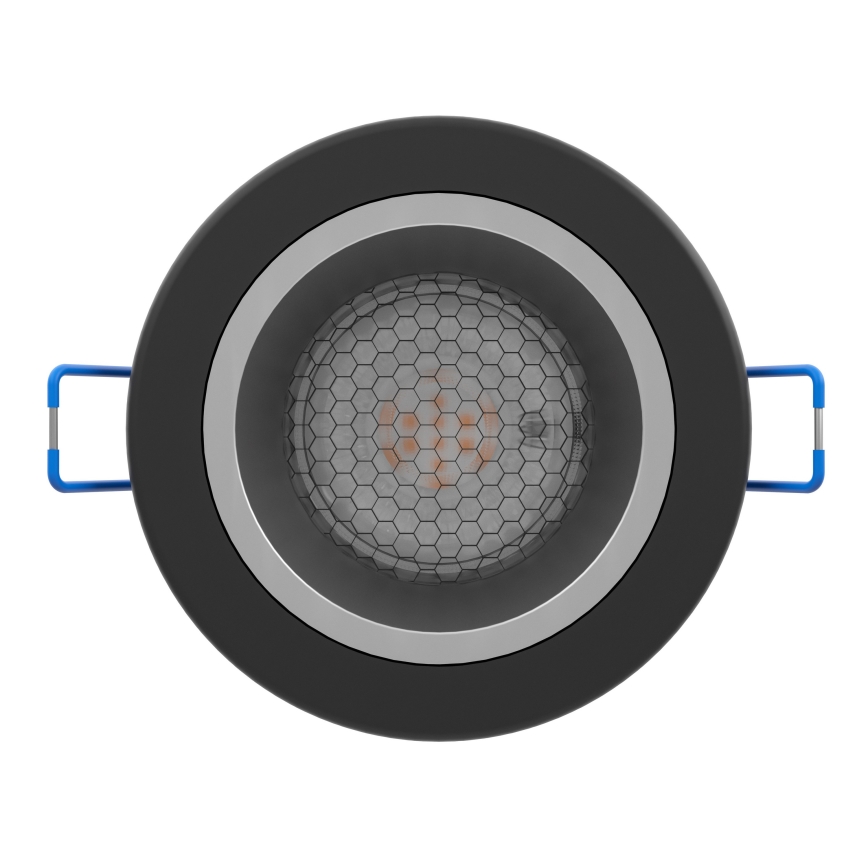 Eglo - Spot LED RGBW încastrat pentru baie, reglabil, LED/4,8W/230V 2700-6500K IP44, negru