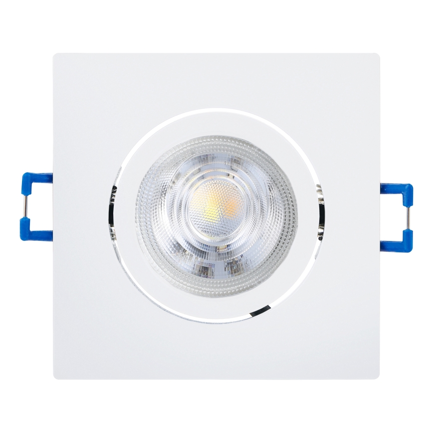 Eglo - Set de 3 spoturi LED încastrate, reglabile, LED/6,4W/230V, 8,8x8,8 cm alb