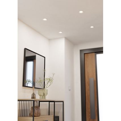 Eglo - Spot LED încastrat dimerizabil LED/6,4W/230V Ø 8,8 cm alb