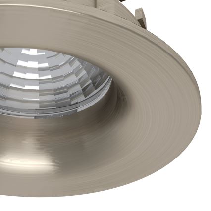 Eglo - Set de 3 spoturi LED încastrate reglabile LED/6,4W/230V Ø 8,8 cm crom mat