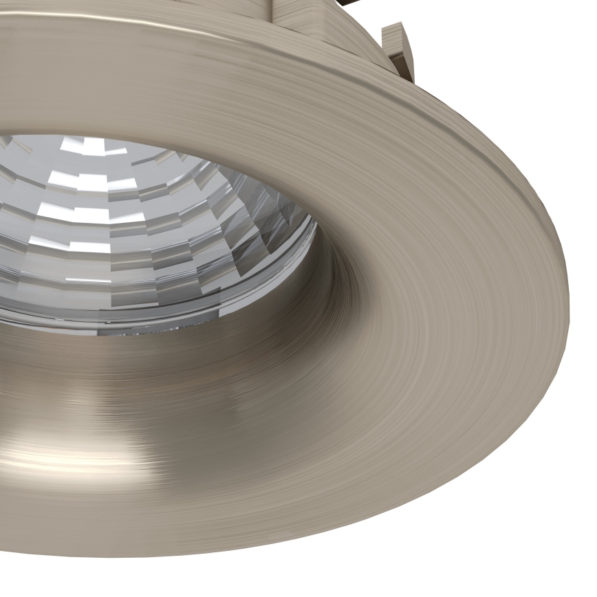 Eglo - Set de 3 spoturi LED încastrate reglabile LED/6,4W/230V Ø 8,8 cm crom mat