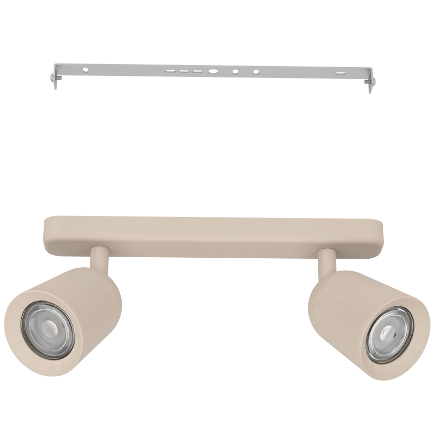 Eglo - Lampă spot 2xGU10/10W/230V, bej