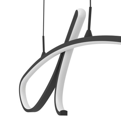 Eglo - Lustru LED suspendat pe cablu LED/20W/230V 2700/4000/6500K negru