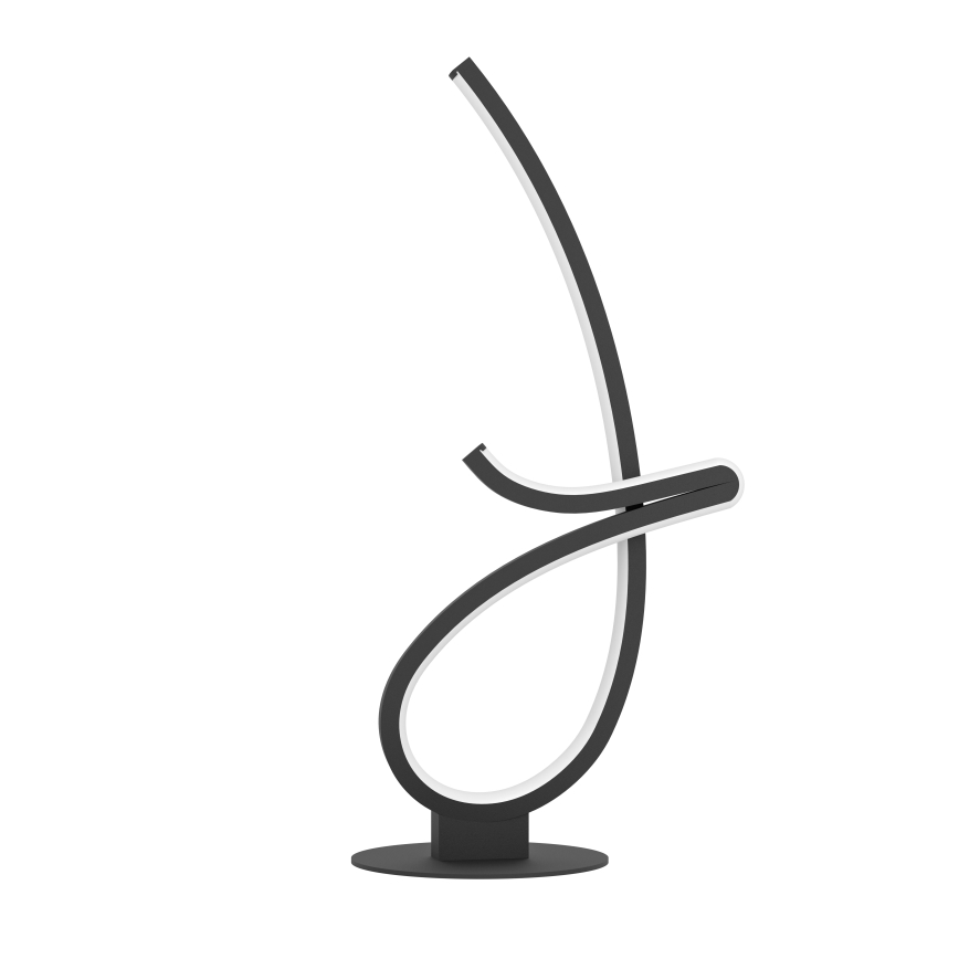 Eglo - Lampă LED de birou 12W, 230V, 2700/4000/6500K, negru