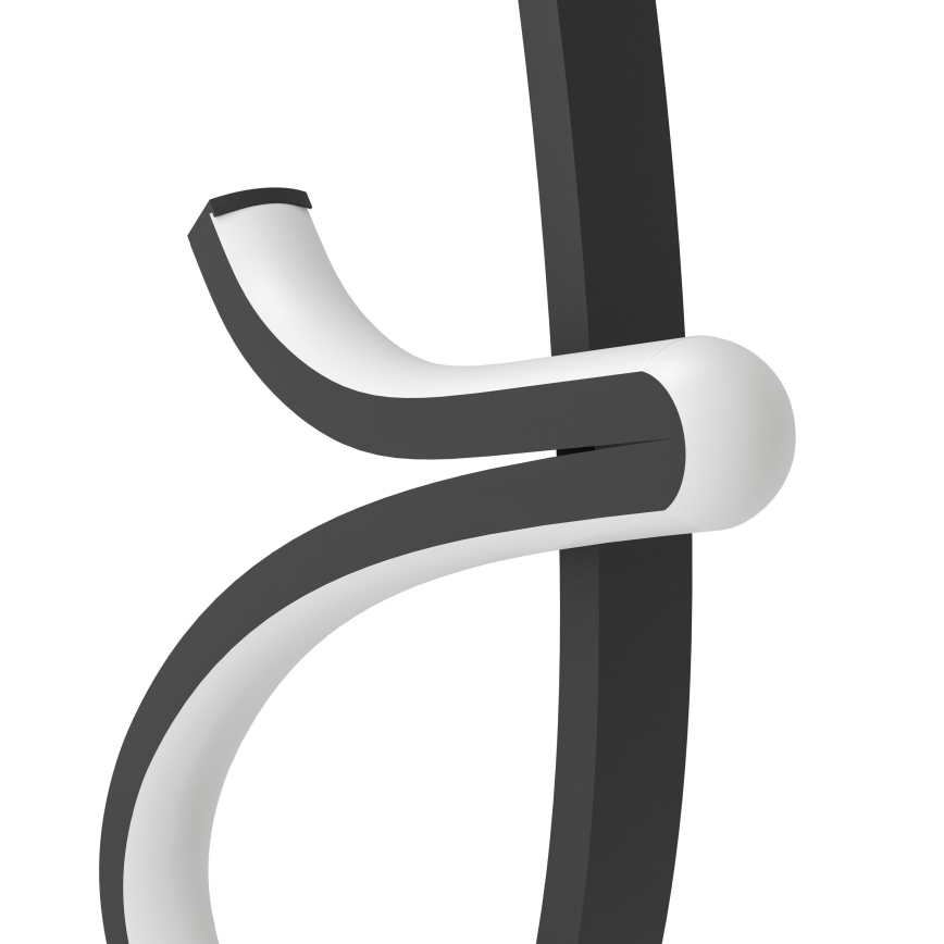 Eglo - Lampă LED de birou 12W, 230V, 2700/4000/6500K, negru