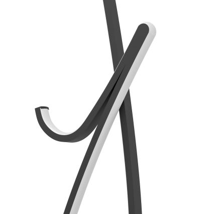 Eglo - Lampă de podea LED, 20W, 230V, 2700/4000/6500K, negru