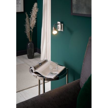 Eglo - Aplica LED pentru priză 1xGU10/2,8W/230V crom mat