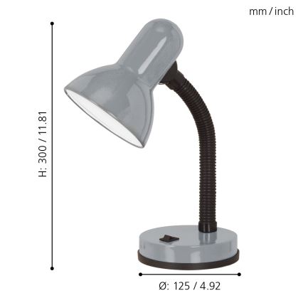 Eglo - Lampa de masa 1xE27/40W/230V