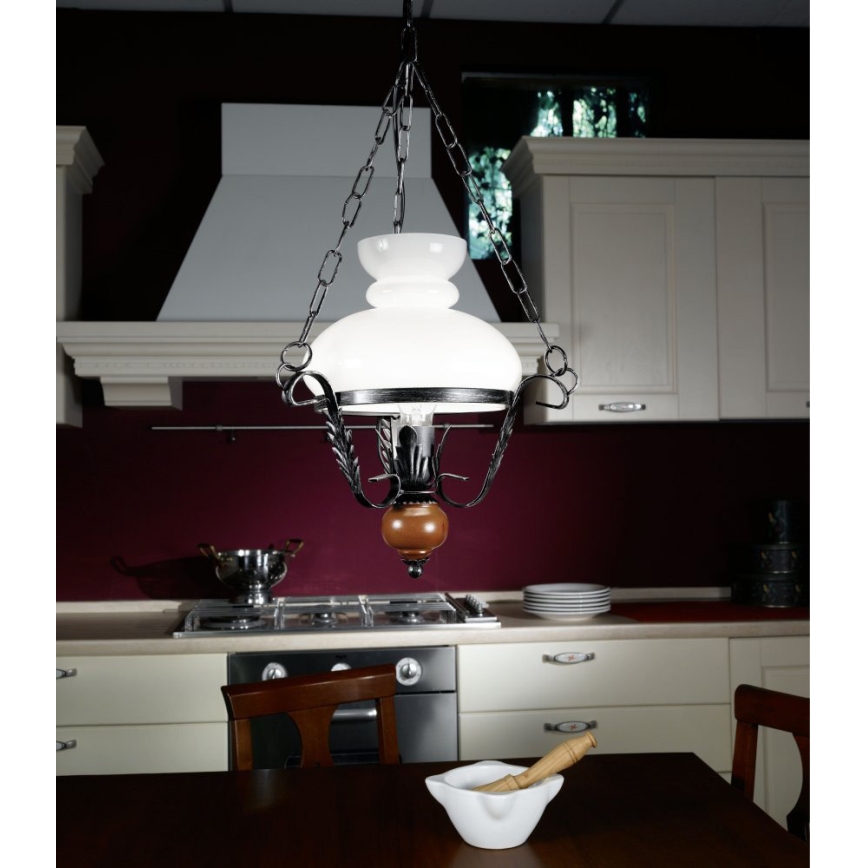 EGLO 91028 - Lustră  RUSTIC 7 1xE27/60W