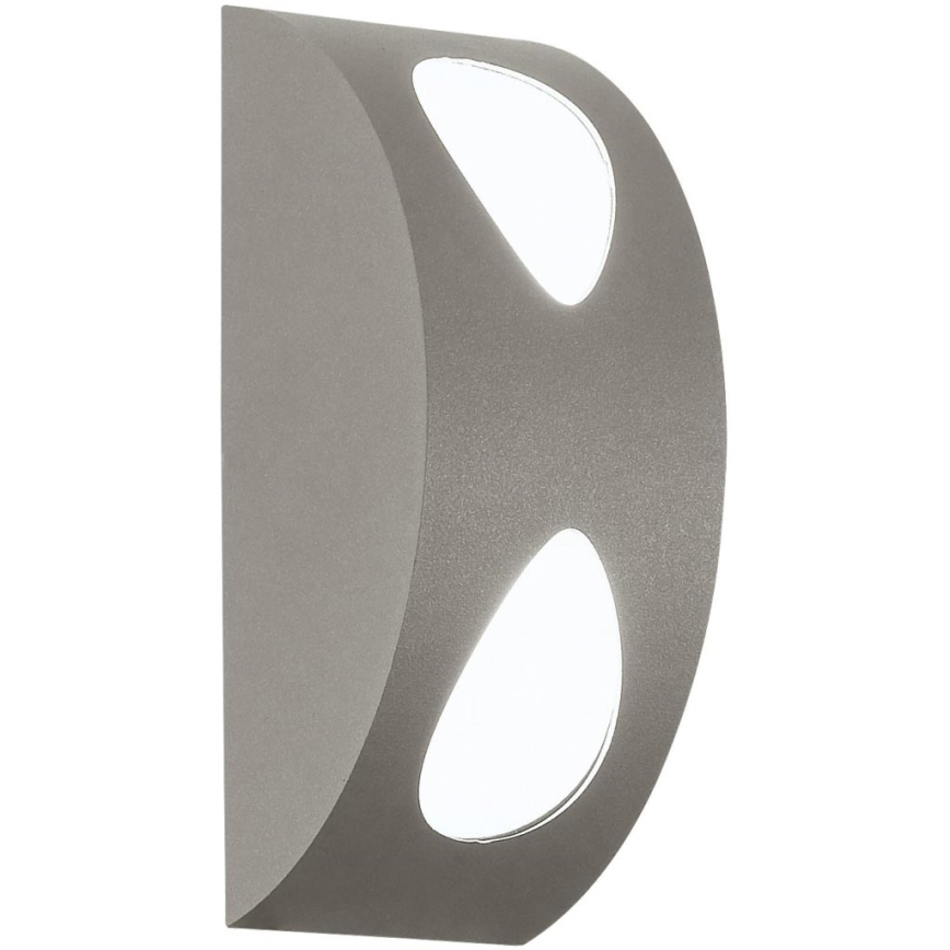 EGLO 91095 - Corp de iluminat LED exterior MORINO 2xLED/4,76W argint