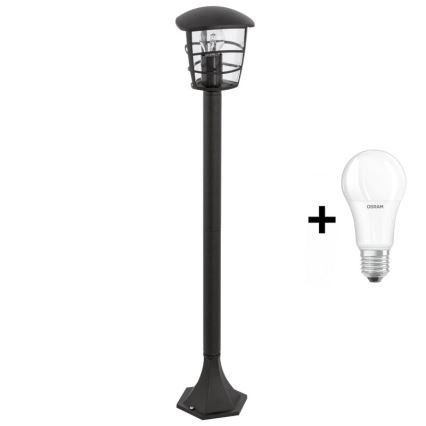 Eglo - Lampă LED de exterior 1xE27/8,5W/230V IP44 neagră