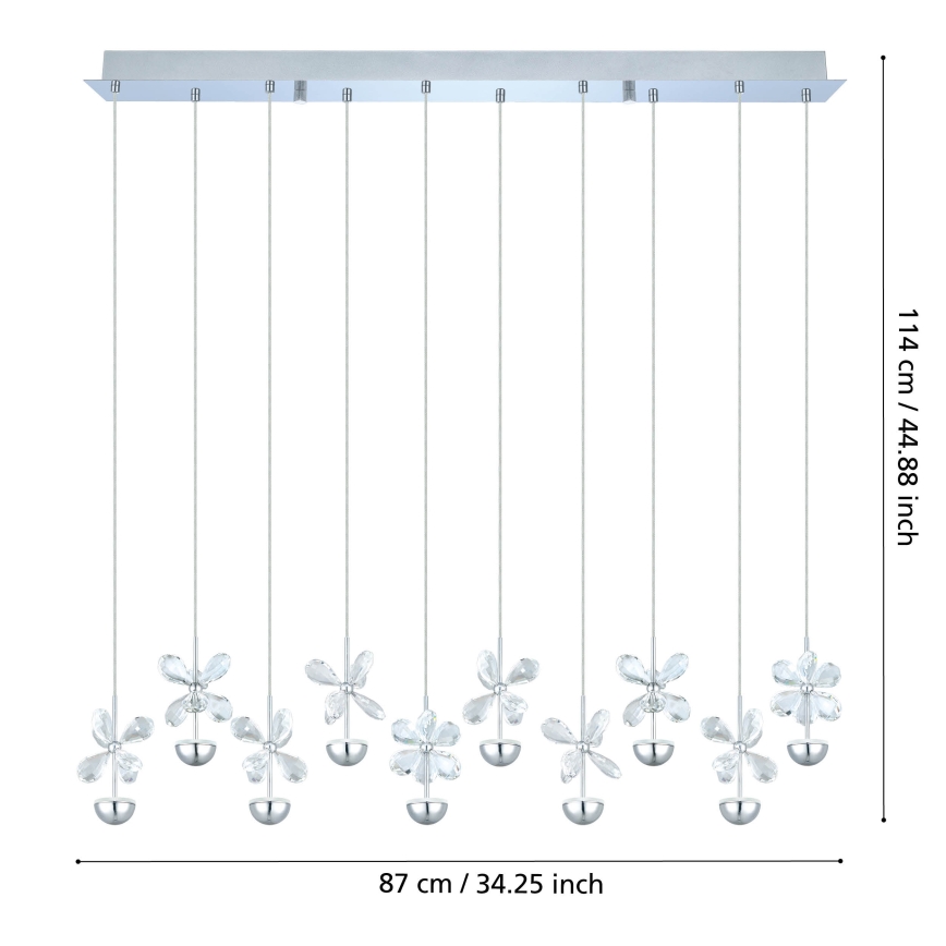 Eglo - Lustră LED pe cablu LED/25W/230V