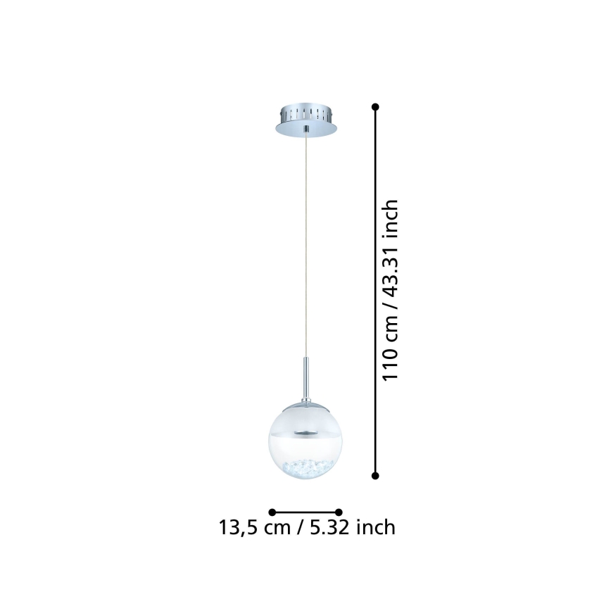 Eglo - Lampă suspendată LED/5W/230V