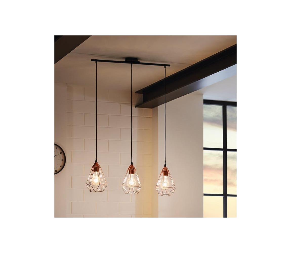 Eglo 94195 - Lustra TARBES 3xE27/60W/230V