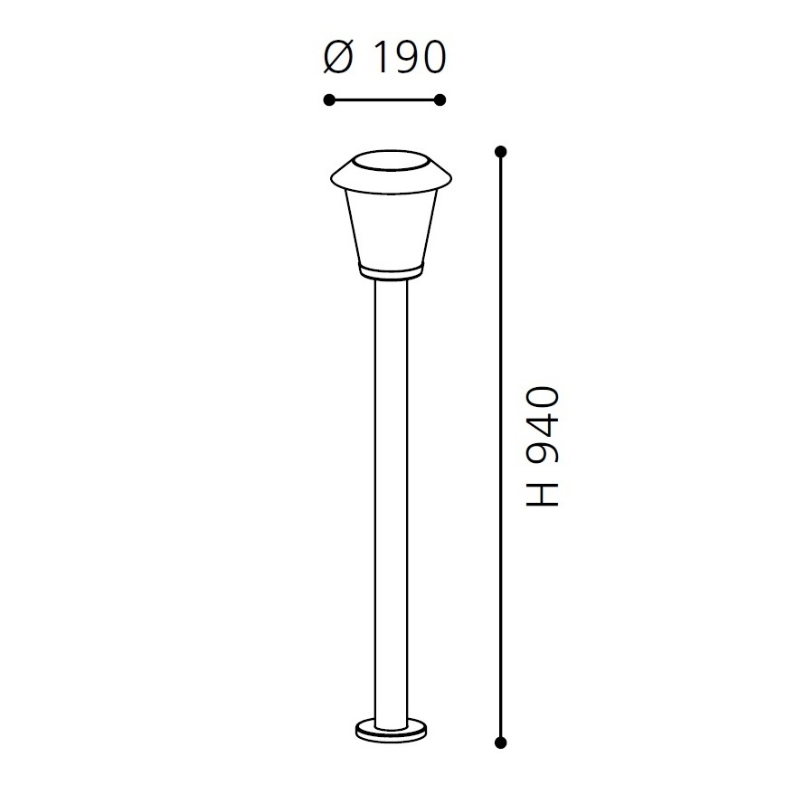 Eglo 94217 - Corp de iluminat LED exterior PATERNO 1xLED/3,7W/230V