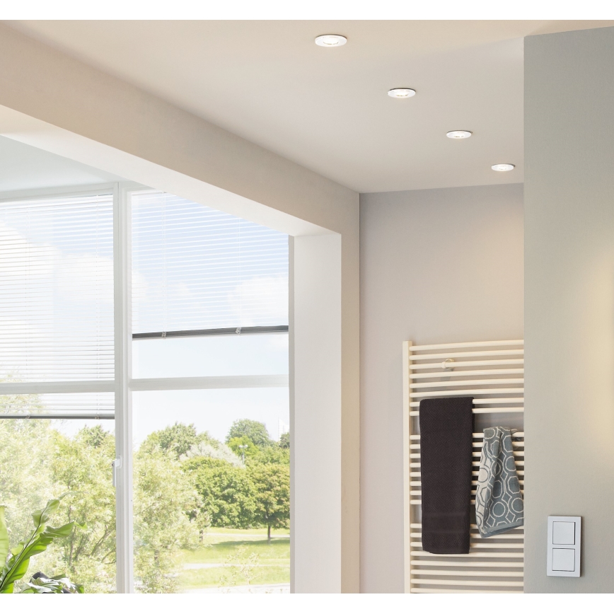 Eglo PENETO - Set de 3 spoturi LED încastrate, 1x GU10-LED/3W/230V