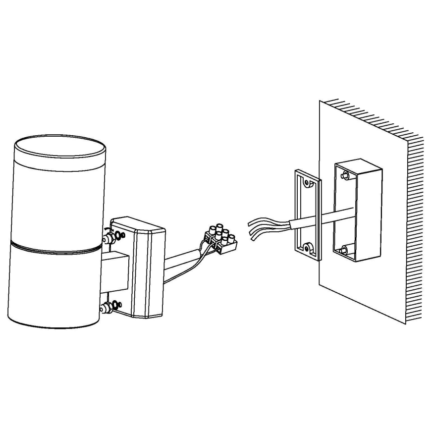 Eglo - Corp de iluminat exterior LED, 3,7 W, 230 V, IP44