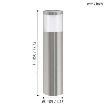 Eglo - Lampă LED de exterior LED/3,7W/230V IP44