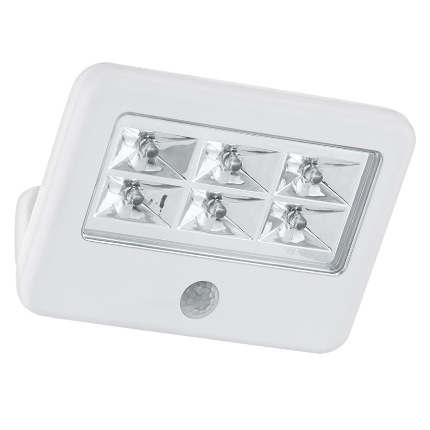 Eglo 94399 - LED Corp de iluminat perete exterior cu senzor GAVELLO LED/0,5W/6xAAA