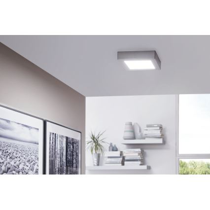 Eglo 94524 - Plafonieră LED FUEVA 1 LED/10,9W/230V 17x17 cm