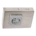 Eglo 94664 - Priză SCHUKO pentru montaj sub mobilier, cu USB TAXANO