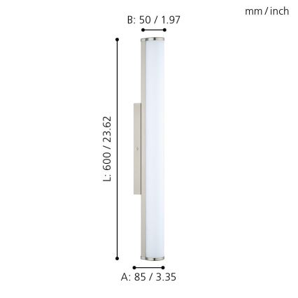 Eglo - Corp de iluminat LED pentru baie, 13 W, 230 V, IP44