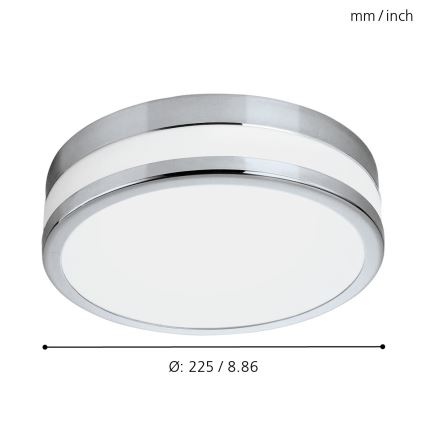 Eglo - Corp de iluminat LED pentru baie LED/11W/230V IP44
