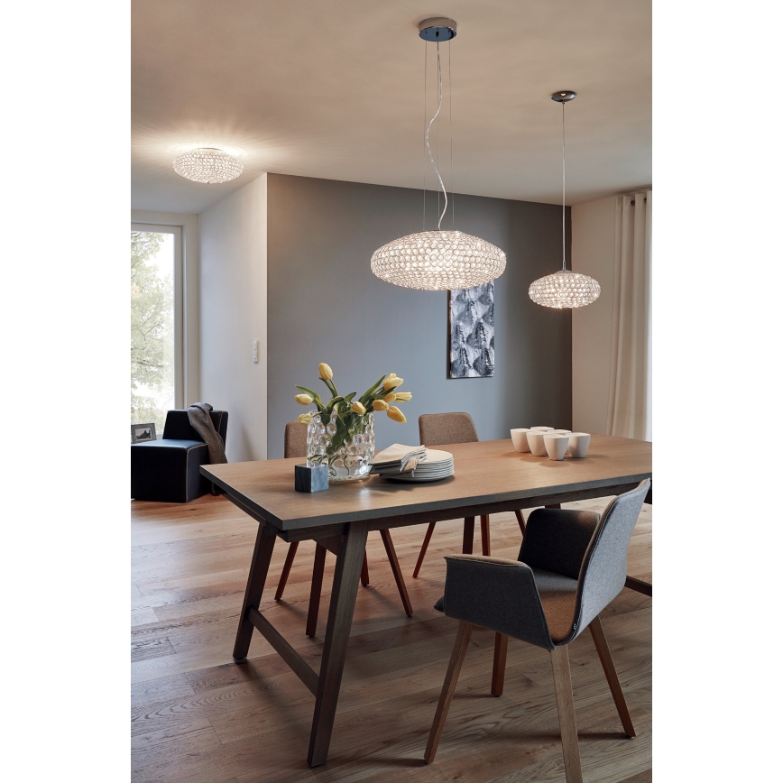 Eglo - Cristal Plafoniera 3xE27/60W/230V