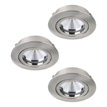 Eglo - Set 3x spoturi LED încastrate TEDO 1xGU10-LED/5W/230V