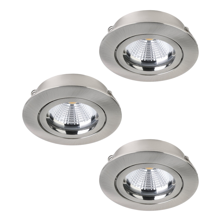 Eglo - Set 3x spoturi LED încastrate TEDO 1xGU10-LED/5W/230V