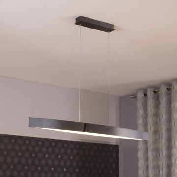 Eglo 95549 - Lustra LED reglabilă pe cablu FORNES-S LED/24W/230V 2700-6500K negru cromat
