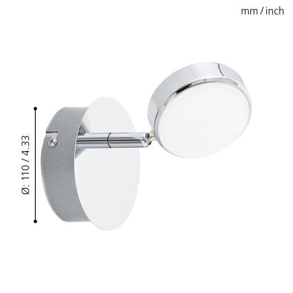 Eglo - Spot LED LED/5,4W/230V