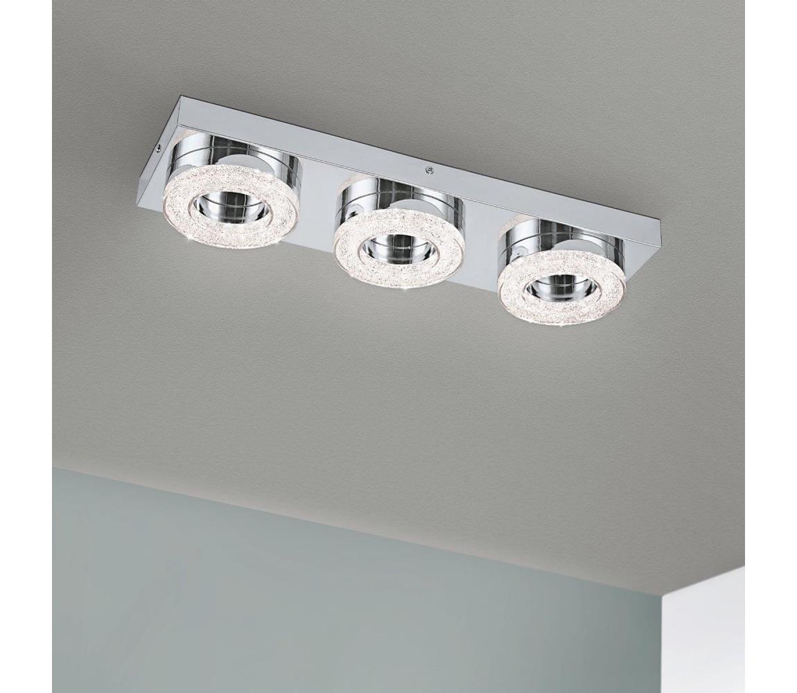 Eglo 95663 - LED Plafoniera de cristal FRADELO 3xLED/4W/230V