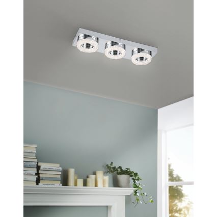 Eglo 95663 - Plafonieră LED FRADELO 3xLED/4W/230V