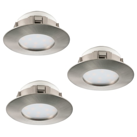 Eglo 95809 - SET 3x Corp de iluminat LED tavan fals PINEDA 1xLED/6W/230V