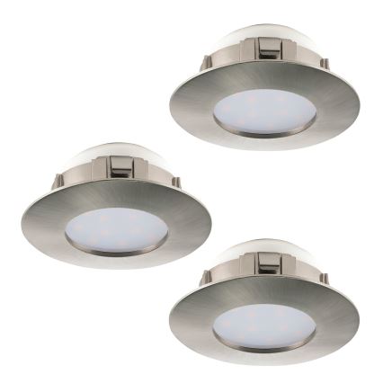 Eglo - SET 3x Corp de iluminat LED tavan fals PINEDA 1xLED/6W/230V