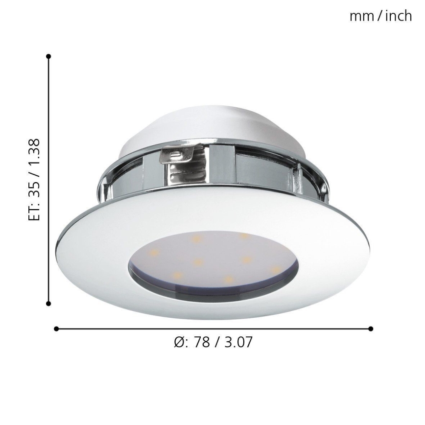 Eglo - Spot încastrat LED/4,9W/230V