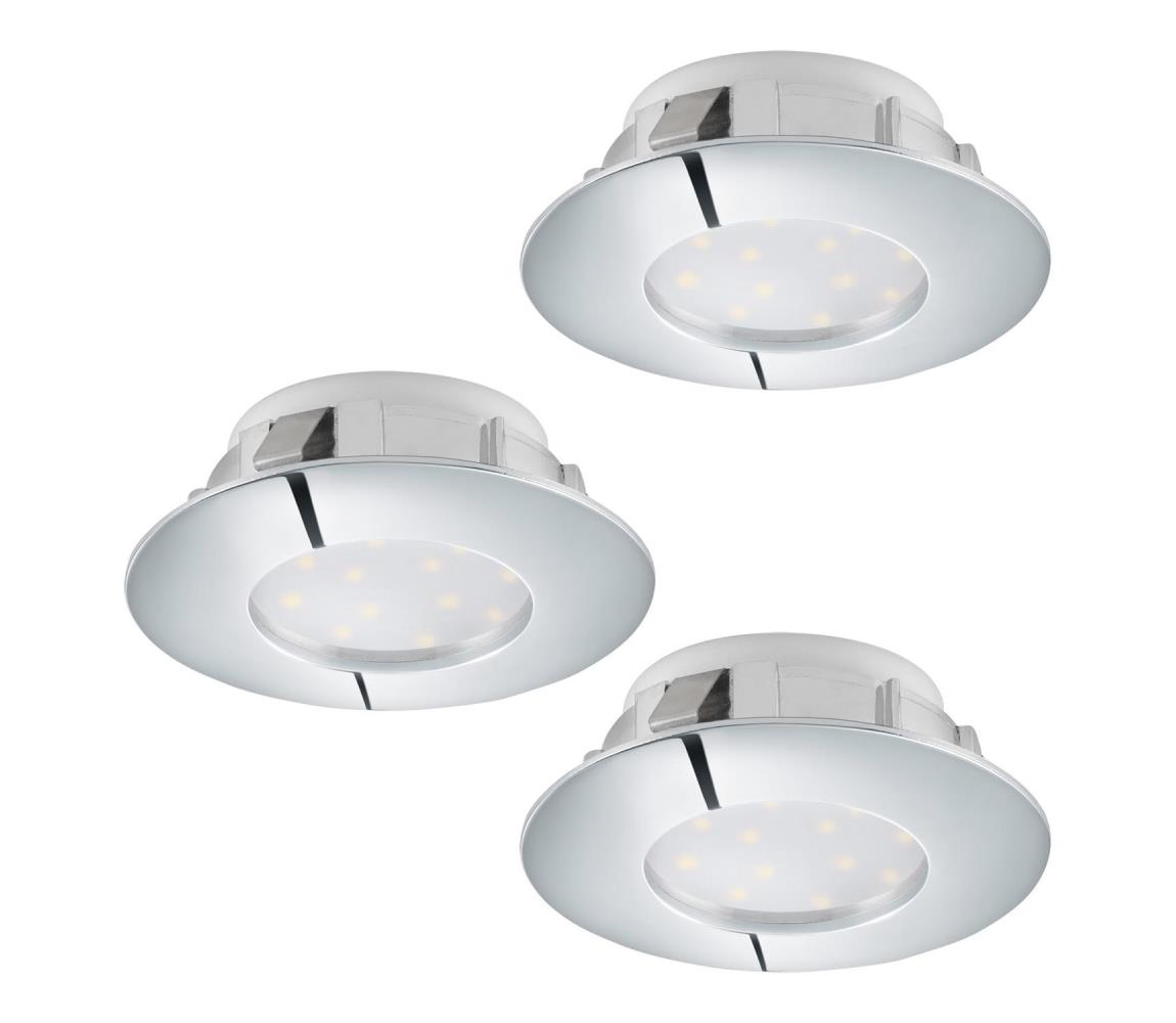 Eglo 95822 - SET 3x Corp de iluminat LED tavan fals PINEDA 3xLED/6W/230V