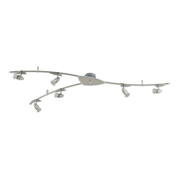 Eglo 95826 - LED Lampa spot WAVE LED 6xGU10-LED/3W/230V