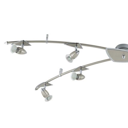 Eglo 95826 - LED Lampa spot WAVE LED 6xGU10-LED/3W/230V
