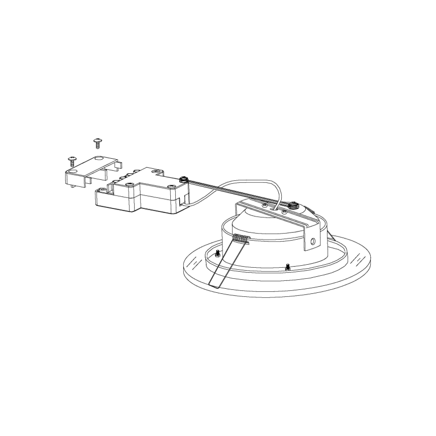 Eglo - Corp de iluminat LED tavan fals LED/11W/230V