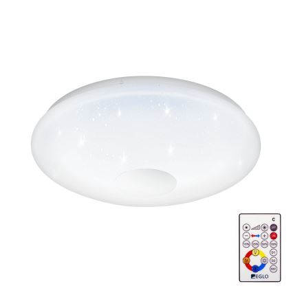 Eglo 95972 - Plafonieră LED reglabilă VOLTAGO 2 LED/20W/230V + telecomandă