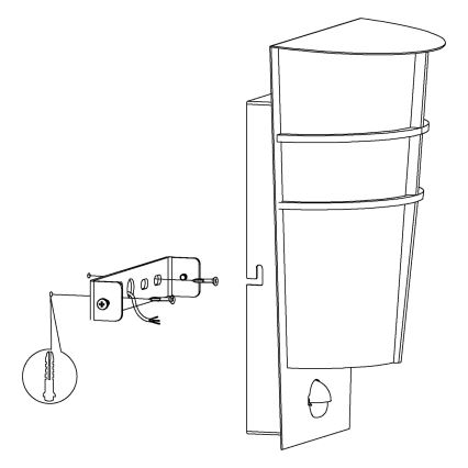 Eglo 96017 - Aplica LED de exterior cu senzor BREGANZO 1, 2xLED/2,5W, IP44