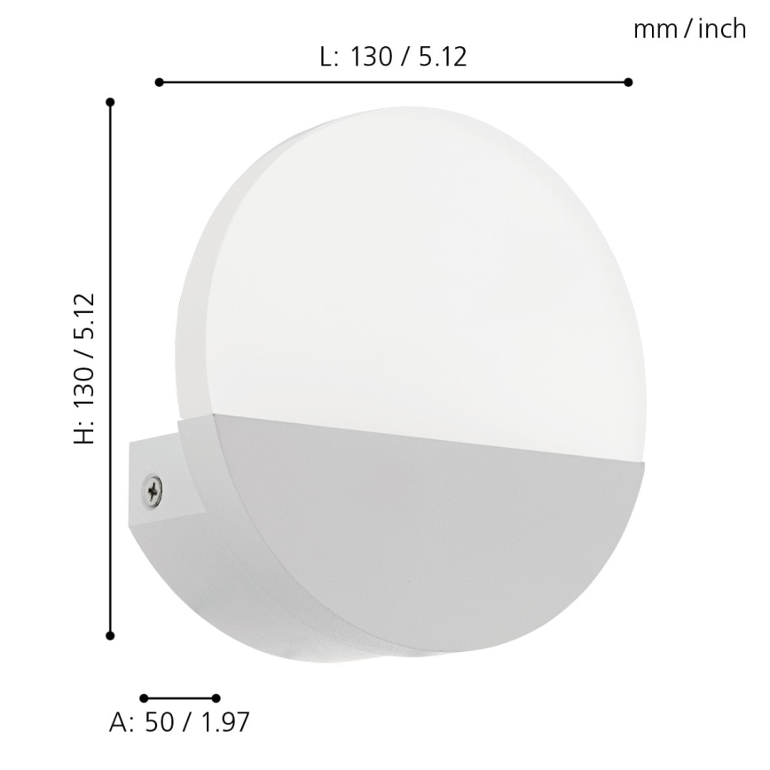 Eglo - Aplica LED de perete LED/4,5W/230V